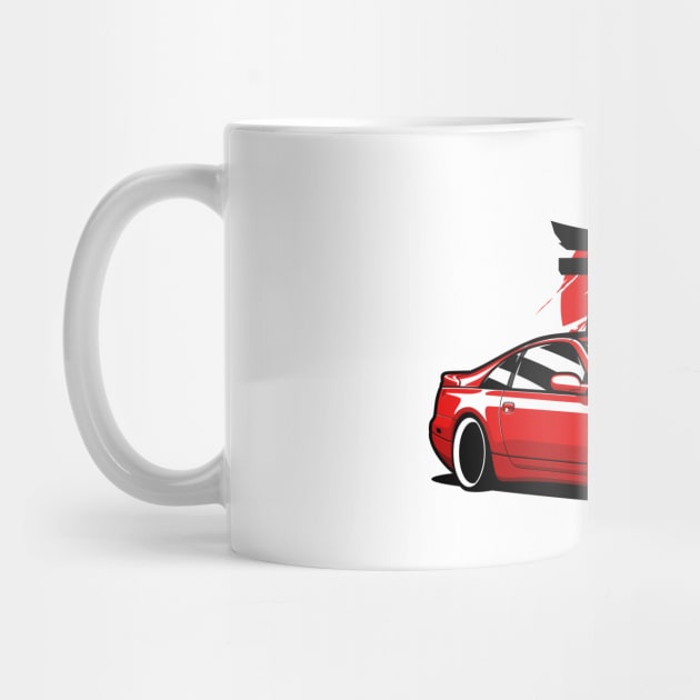 Red 300ZX Mountain by KaroCars